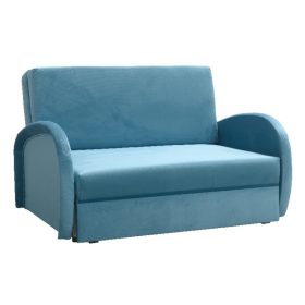 KJ-2-PS fotelágy ágyneműtartóval - Kék