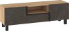 Lars TV-állvány 2 ajtó 1 fiók - Cremona tölgy - Granada barna