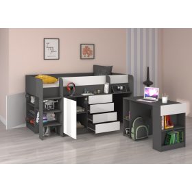 Smile galériaágy balos - Szürke - Fehér