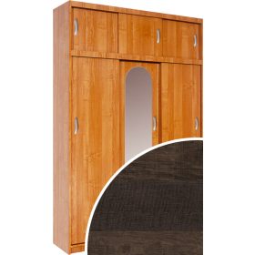   Aleksander 2 Z tolóajtós gardróbszekrény tükörrel - Grange tölgy