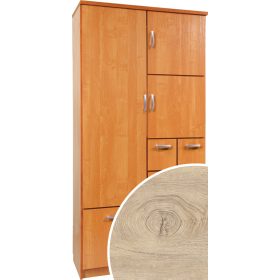   Barcelona 100 előszoba szekrény tükör nélkül - Endgrain tölgy