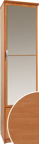 Barcelona 50B Z előszoba szekrény tükörrel - Éger