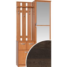   Barcelona 100 LUX előszoba szekrény tükörrel - Grange tölgy