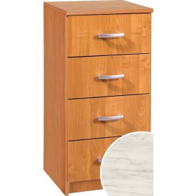 Komód 4 fiók K-4044S - Fehér tölgy