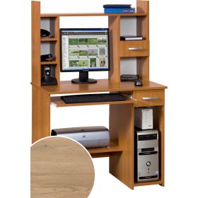 Kuba Max számítógépasztal magasítóval - Cremona tölgy